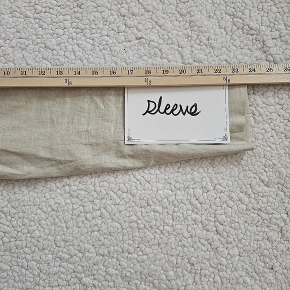 ANTONIO MELANI Beige Blazer jacket Sz10 Made In China And Made Of 70% Linen - Picture 8 of 8